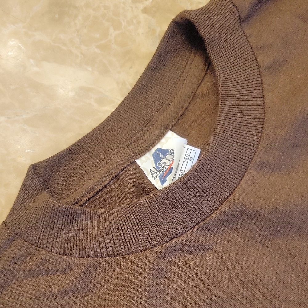 NRA Brown Short Sleeve Men's Tee,  M - Picture 3 of 12